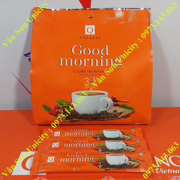 Cà phê sữa Good morning thùng 21 gói