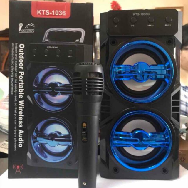 Loa Bluetooth Karaoke Mini KTS 1036