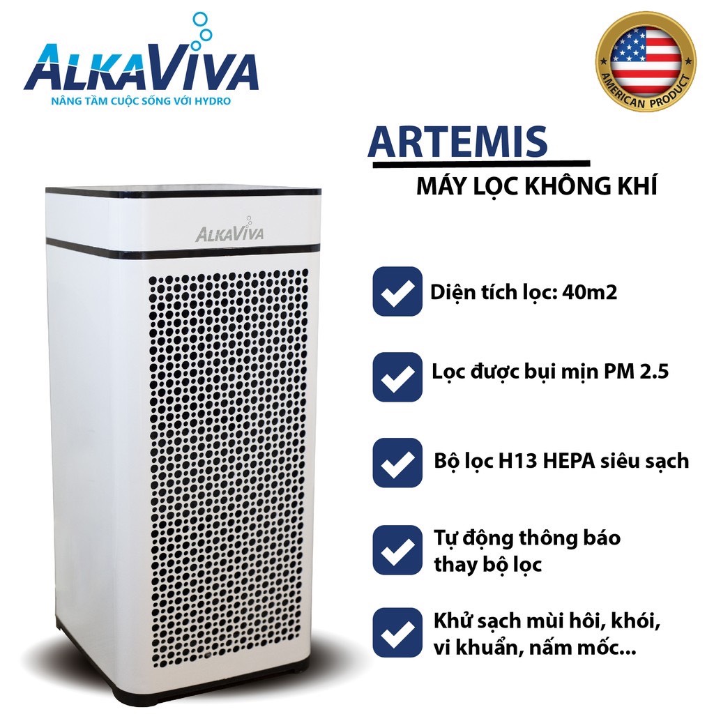 MÁY LỌC KHÔNG KHÍ ALKAVIVA ARTEMIS AKM
