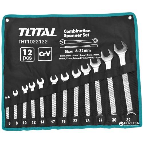 Bộ cờ lê vòng miệng 12 chi tiết Total THT1022121