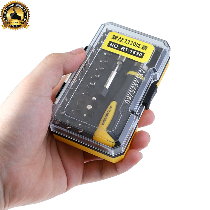 BỘ TUA VÍT 30 CHI TIẾT R'DEER RT-1630