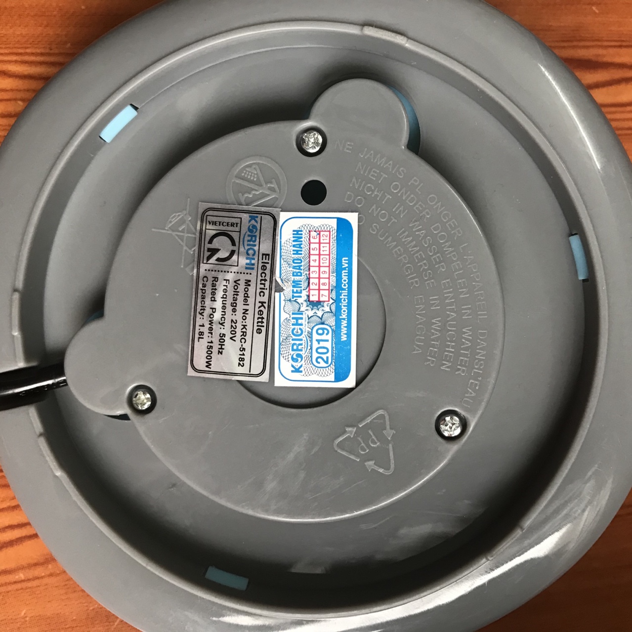 Ấm Siêu Tốc Korichi KRC-5182 1.8L