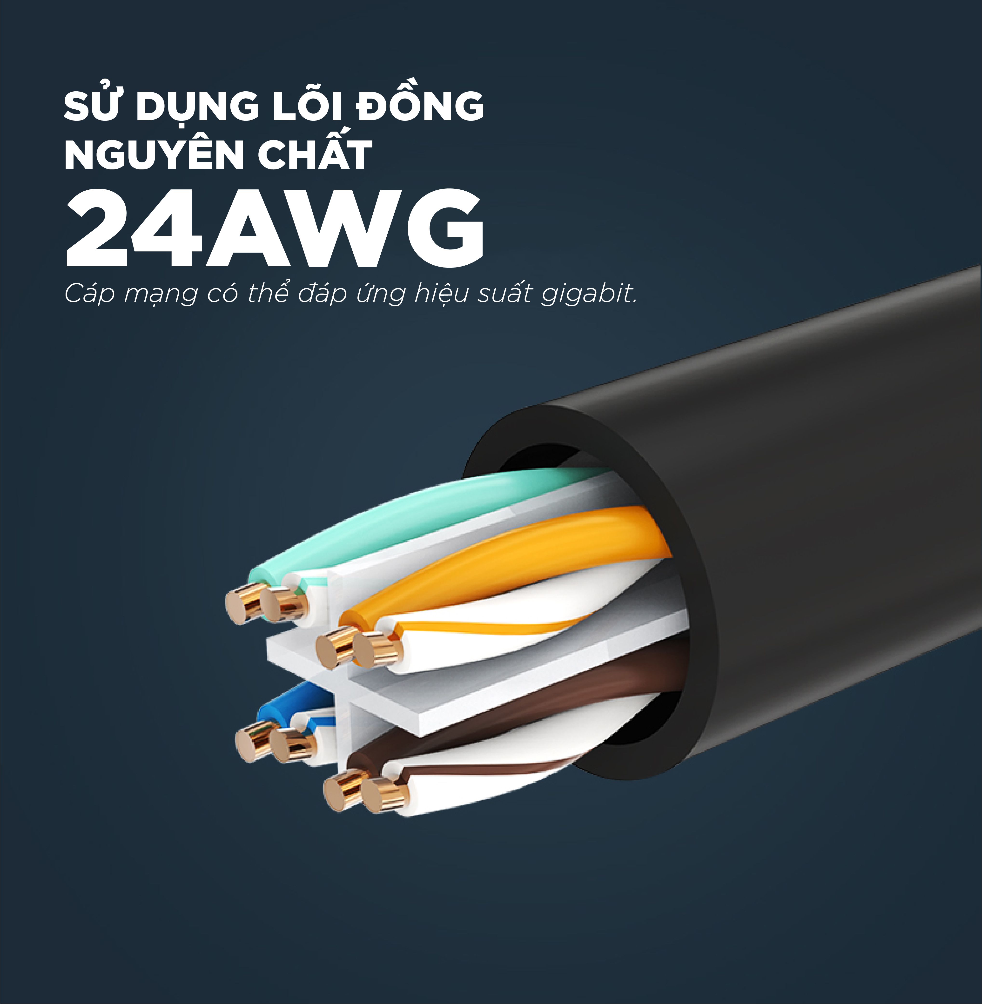 Cáp mạng bấm sẵn Ugreen 11278
