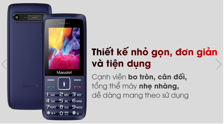 Điện thoại Masstel iZi 200