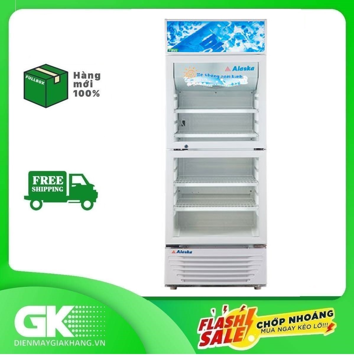 Tủ mát Alaska LC-533DB 350L