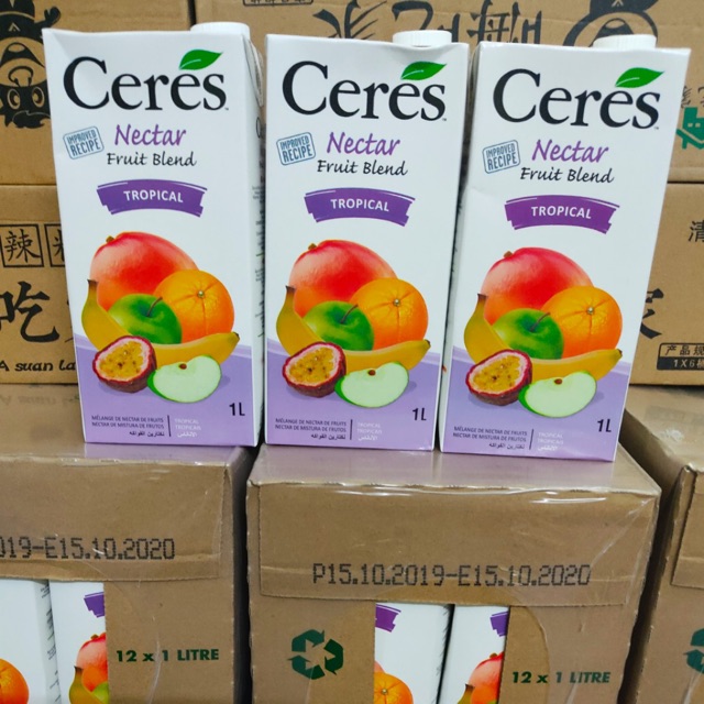 Nước Ép Ceres vị hỗn hợp Trái Cây Nhiệt Đới 1L