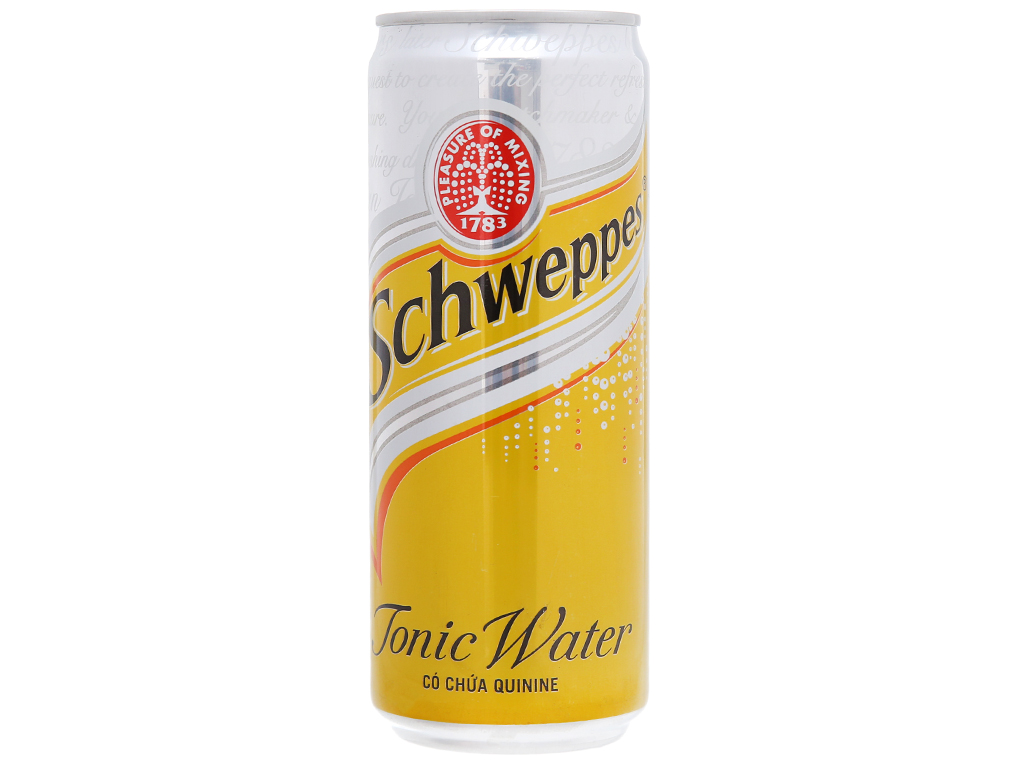 Nước Soda Schweppes Tonic 330ml 6 lon