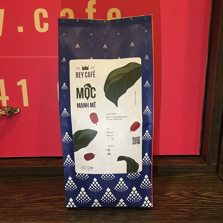 Cà phê bột Rey Mộc mạnh mẽ