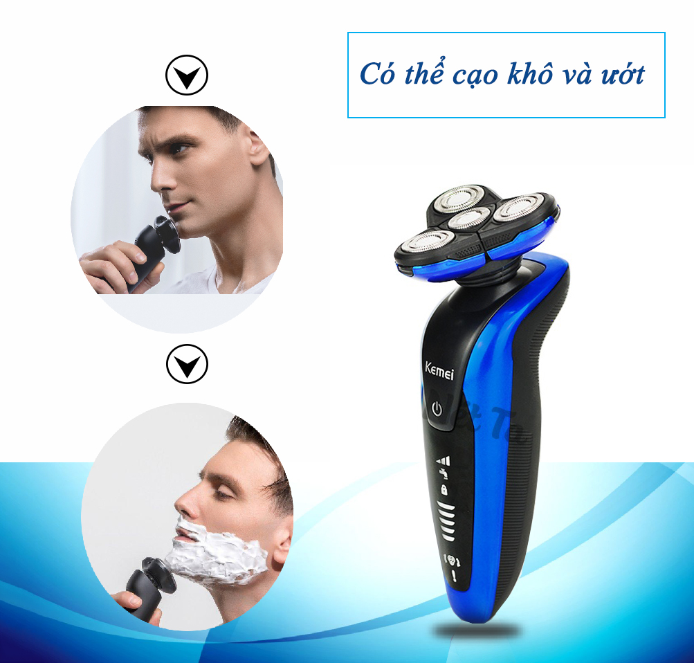 Máy cạo râu cao cấp Kemei KM-58890