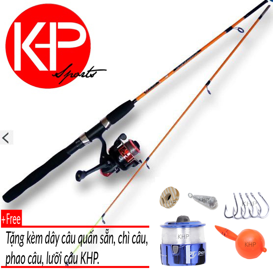 Bộ Cần Câu 2 Khúc WPower 1M5 + Máy 3000