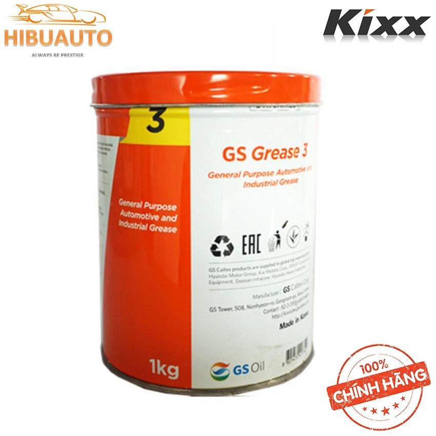 Mỡ Đa Dụng Cho Ô Tô và Các Nghành Công Nghiệp Kixx Grease NLGI 3 gốc Lithium 1kg