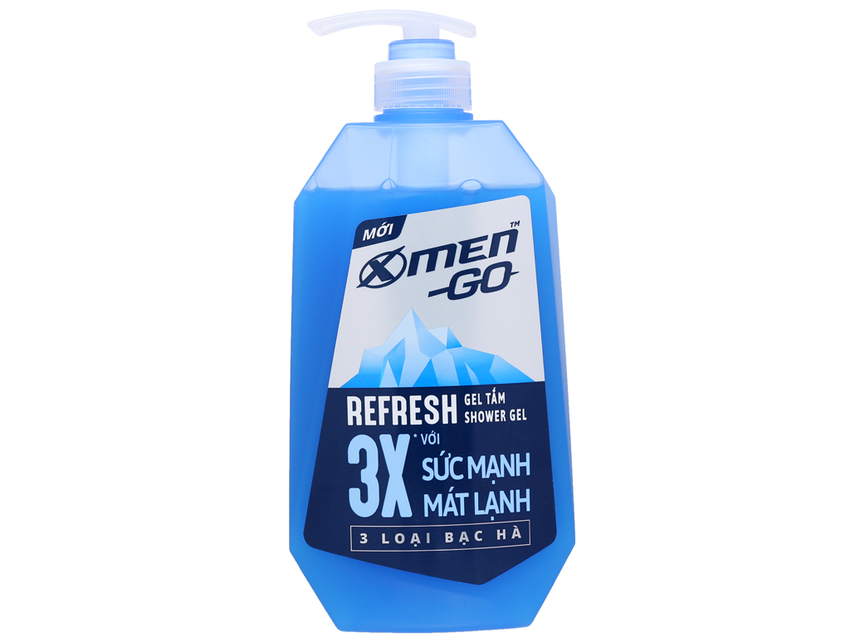 Sữa Tắm X-men Go Refresh 3 Loại Bạc Hà 180g