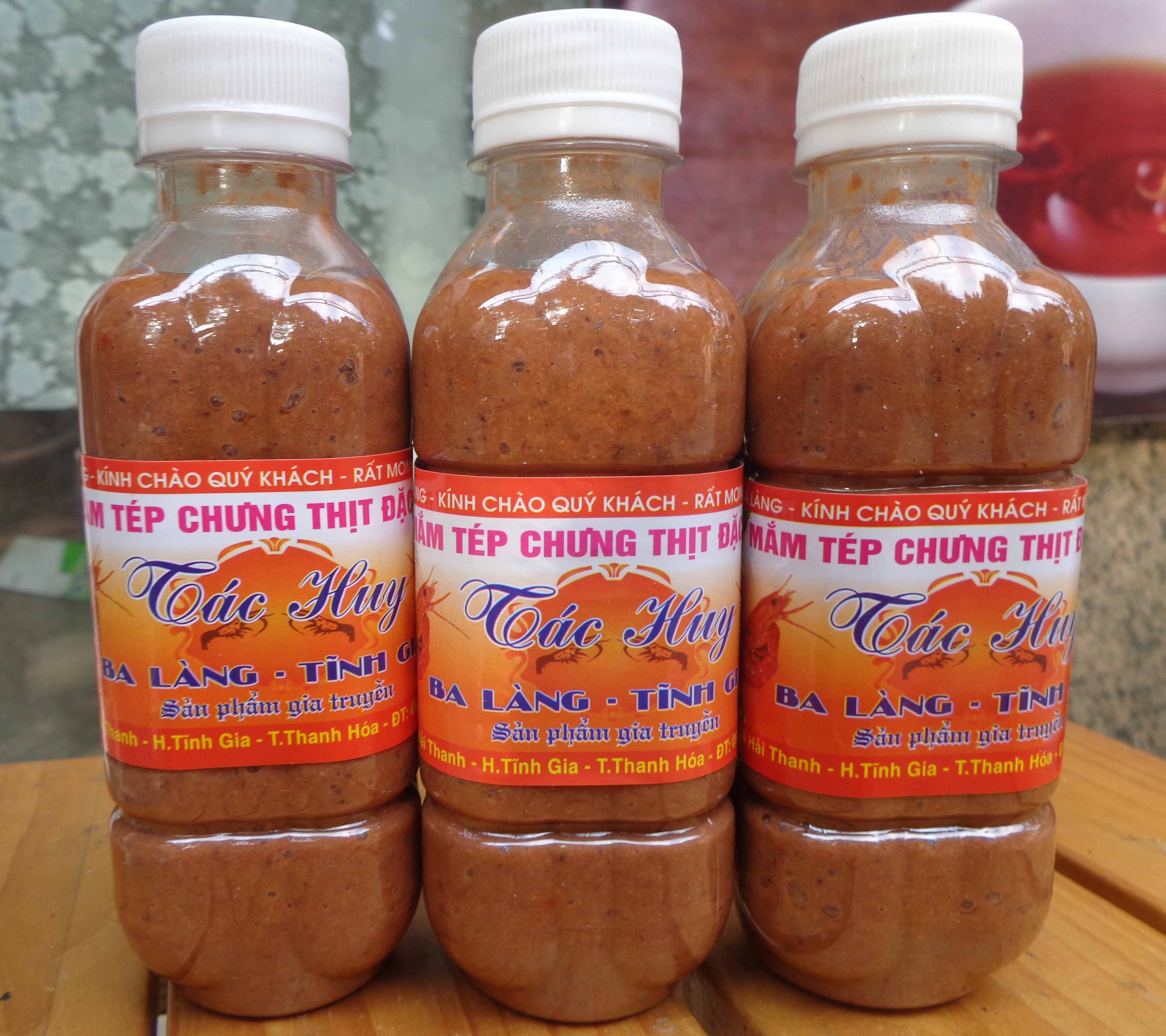 Mắm tép Ba Làng 300G combo 3 chai