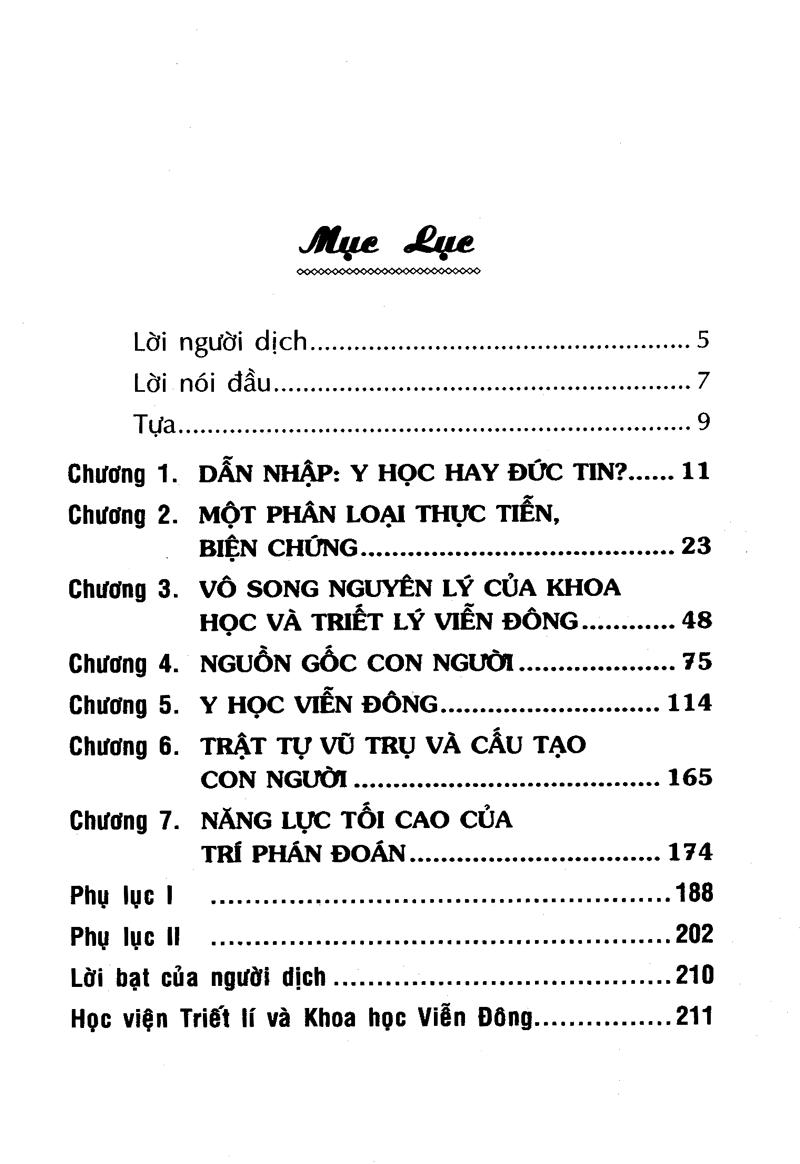 Triết Lý Y Học Viễn Đông