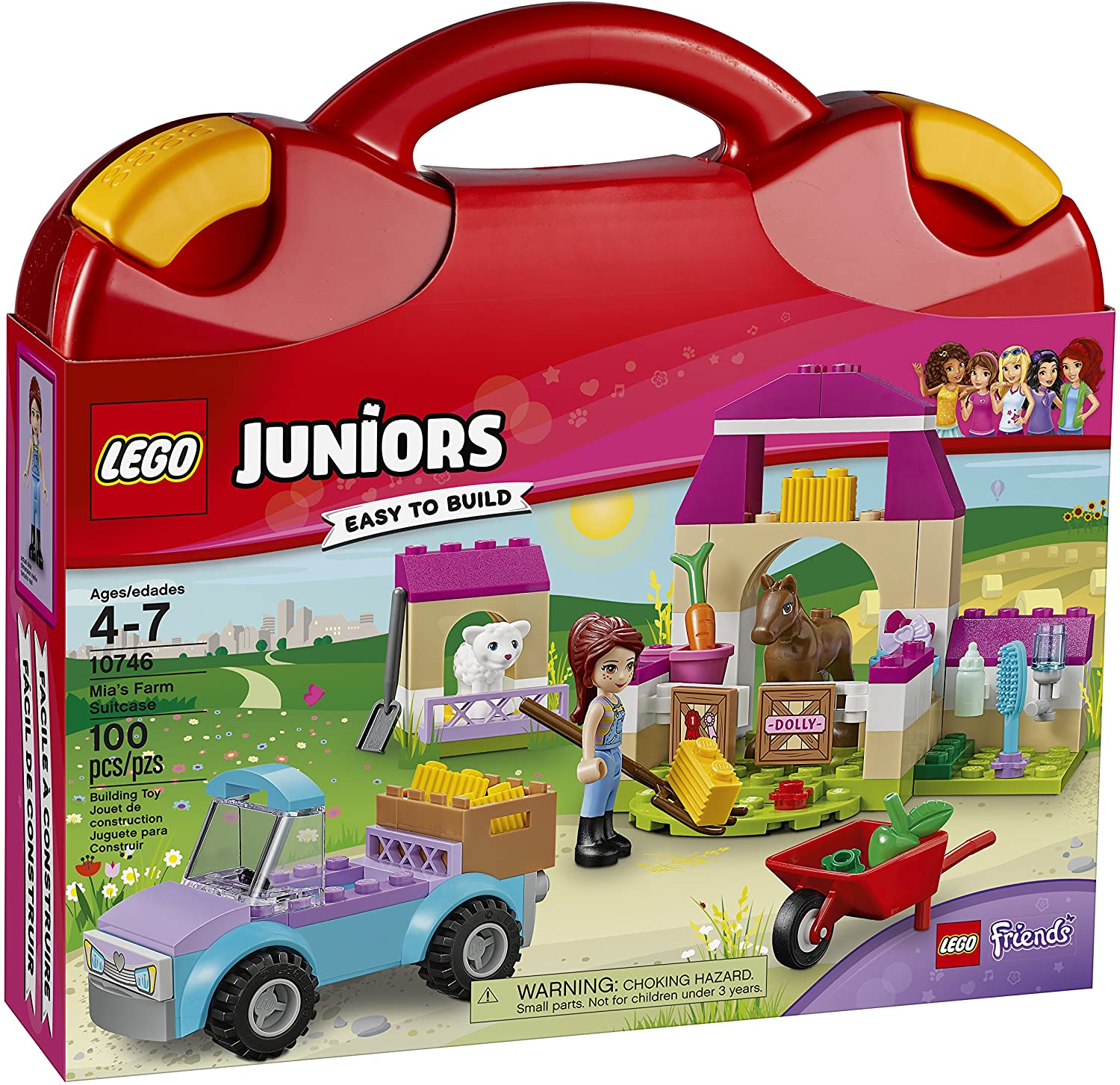 Đồ chơi Lego Juniors 10746 - Vali nông trại của Mia