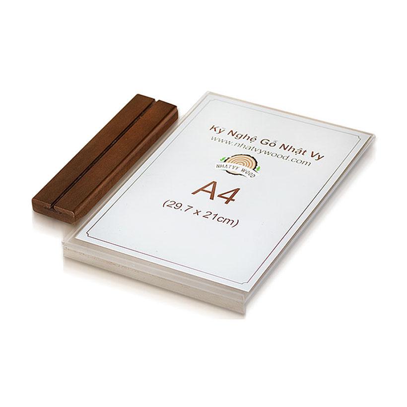 MENU MICA ĐỂ BÀN NHATVYWOOD A4-NV4102