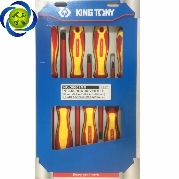 BỘ TUA VÍT CÁCH ĐIỆN 7 CHI TIẾT KINGTONY 30607MR