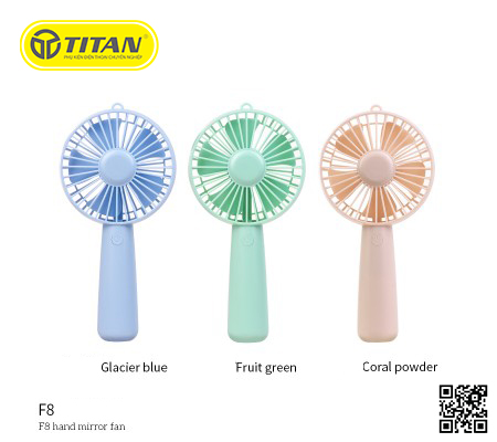 QUẠT MINI KÈM GƯƠNG HOCO F8