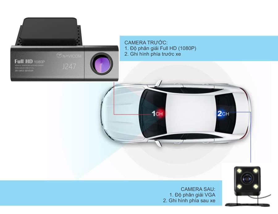 Camera giám sát hành trình Navicom J247