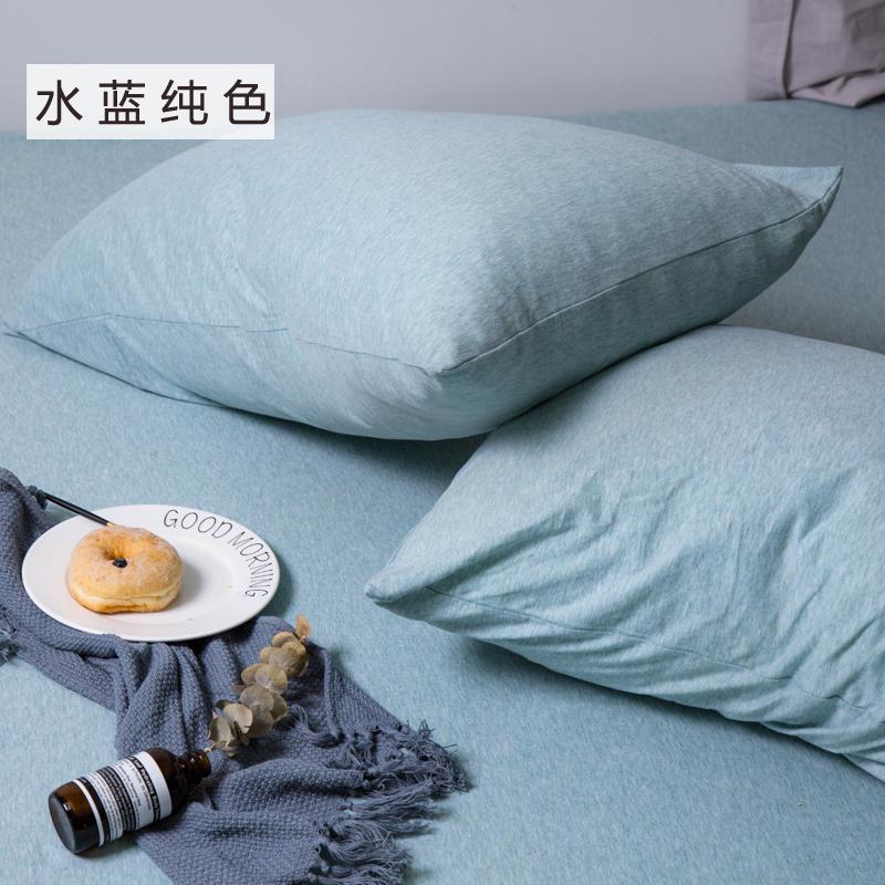 100% Cotton Giản Lược Vân Sọc Bông Dệt Kim Đơn Vỏ Gối Tân Cương Bông Thiên Trúc Vỏ Gối 100% Cotton Trên Giường Cung Cấp