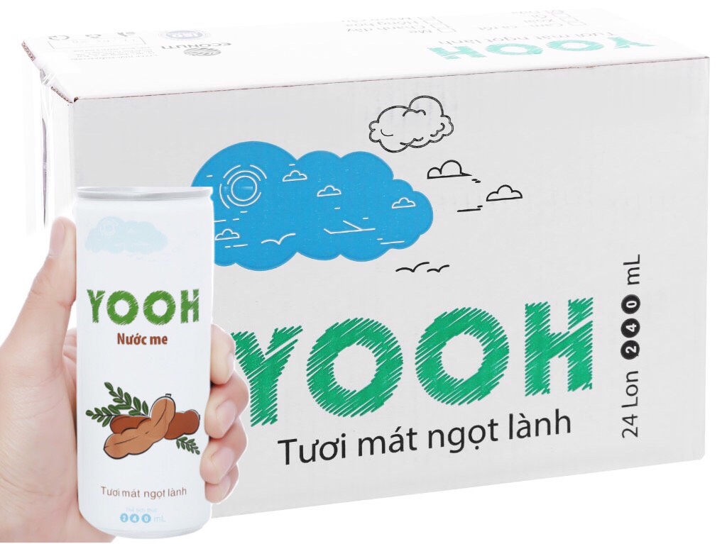 Nước ép YOOH Me 240ml thùng 24 lon