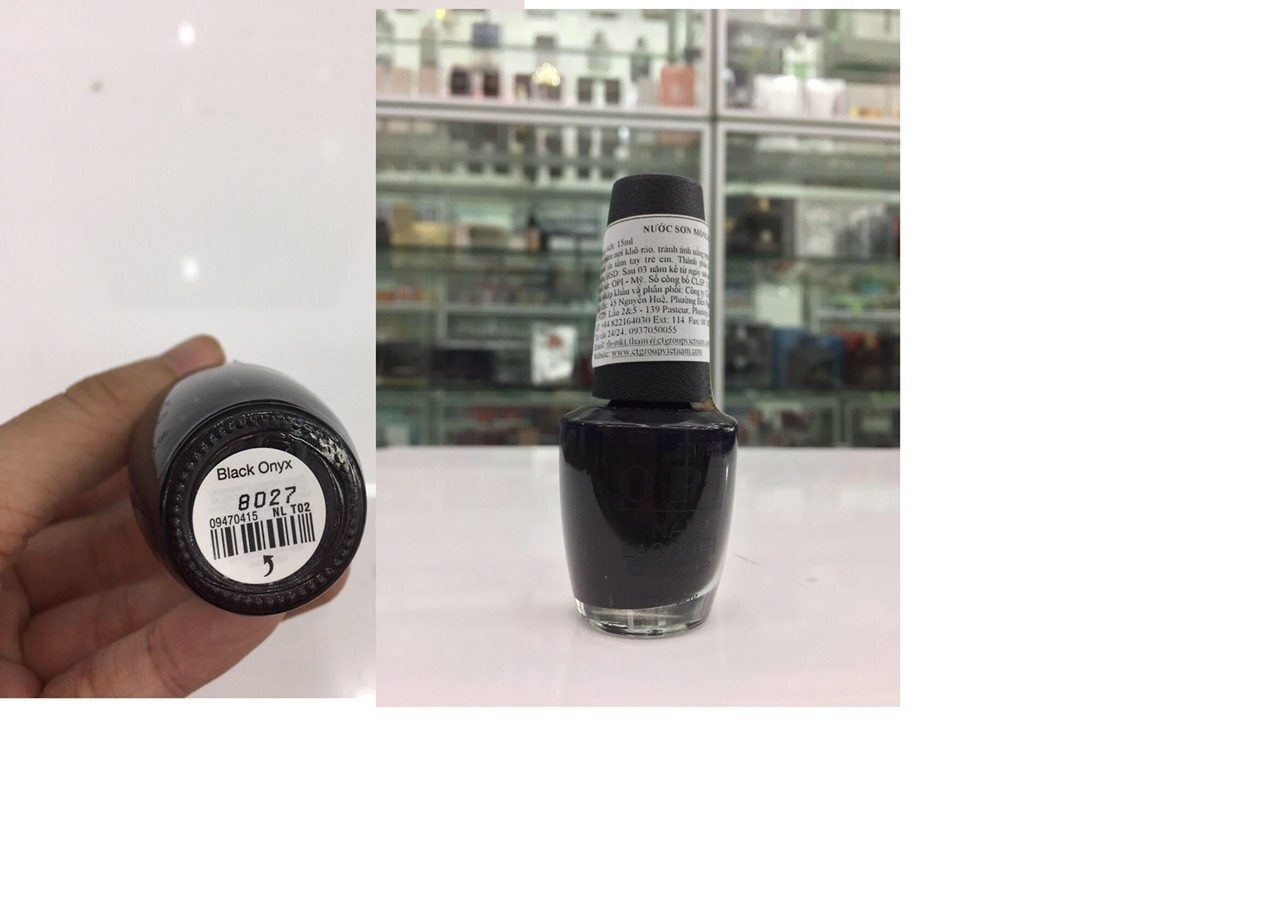 Sơn móng OPI #NLT02 Sôn ñen Nail Polish 15ml