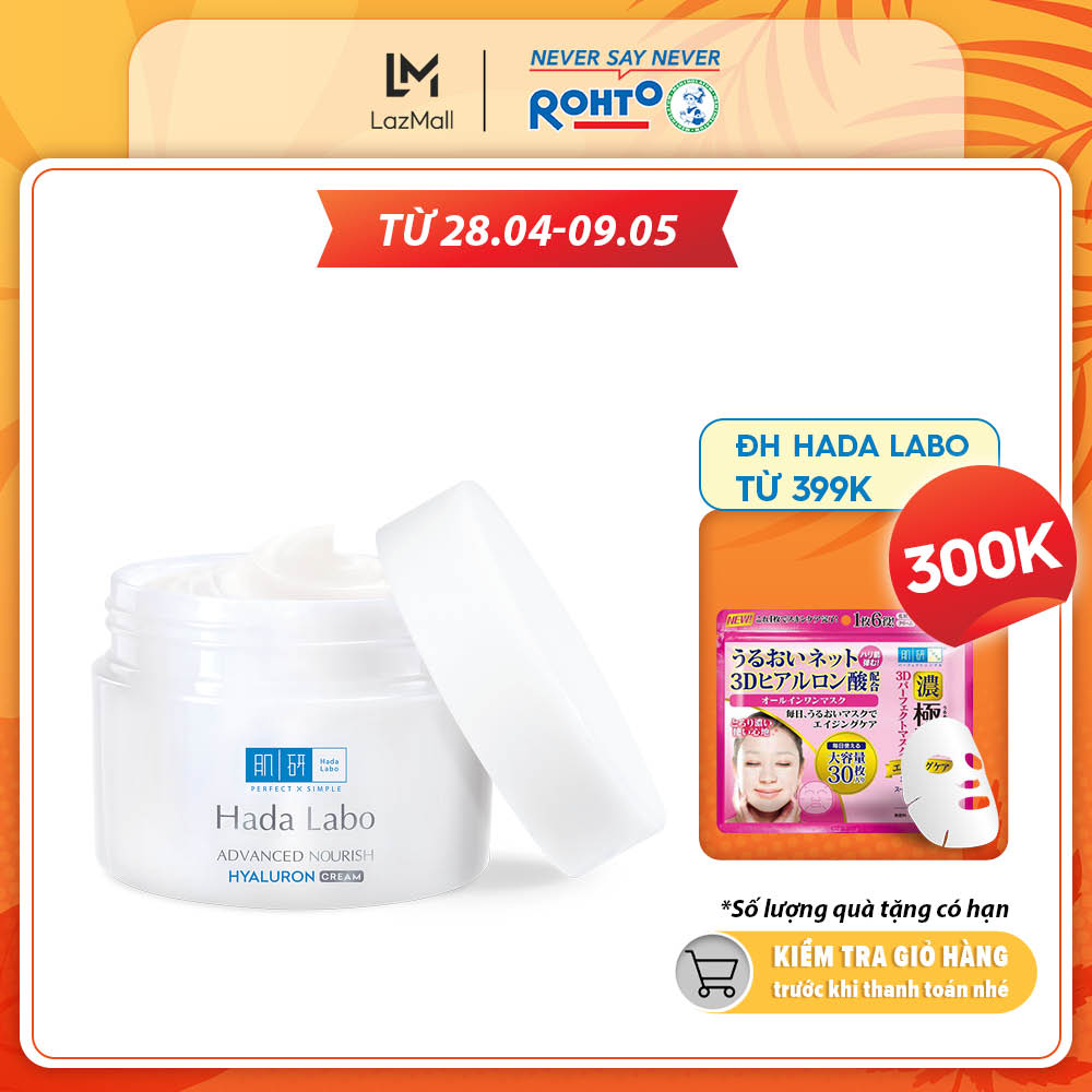 Kem Dưỡng Ẩm Tối Ưu Hada Labo Advanced Nourish Hyaluron Cream (50g)
