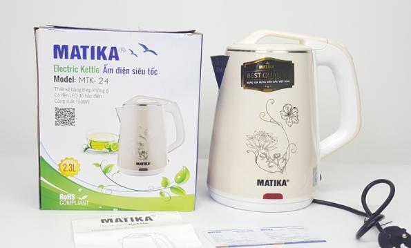 Ấm siêu tốc Matika MTK-24