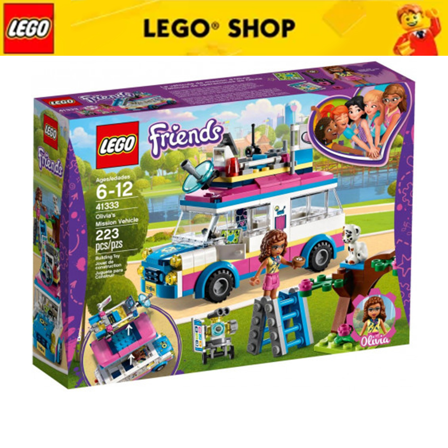 Đồ chơi xe giải cứu thú cưng Lego Friends - 41333 (223 chi tiết)