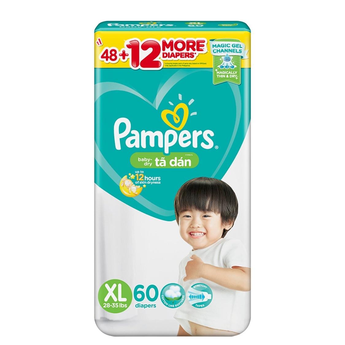 Tã Dán Pampers XL60
