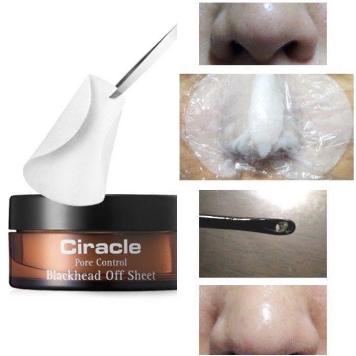 Mặt nạ trị mụn đầu đen Ciracle Pore Control Blackhead Off Sheet