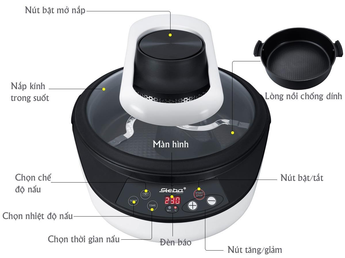Nồi chiên không dầu Steba HF2050