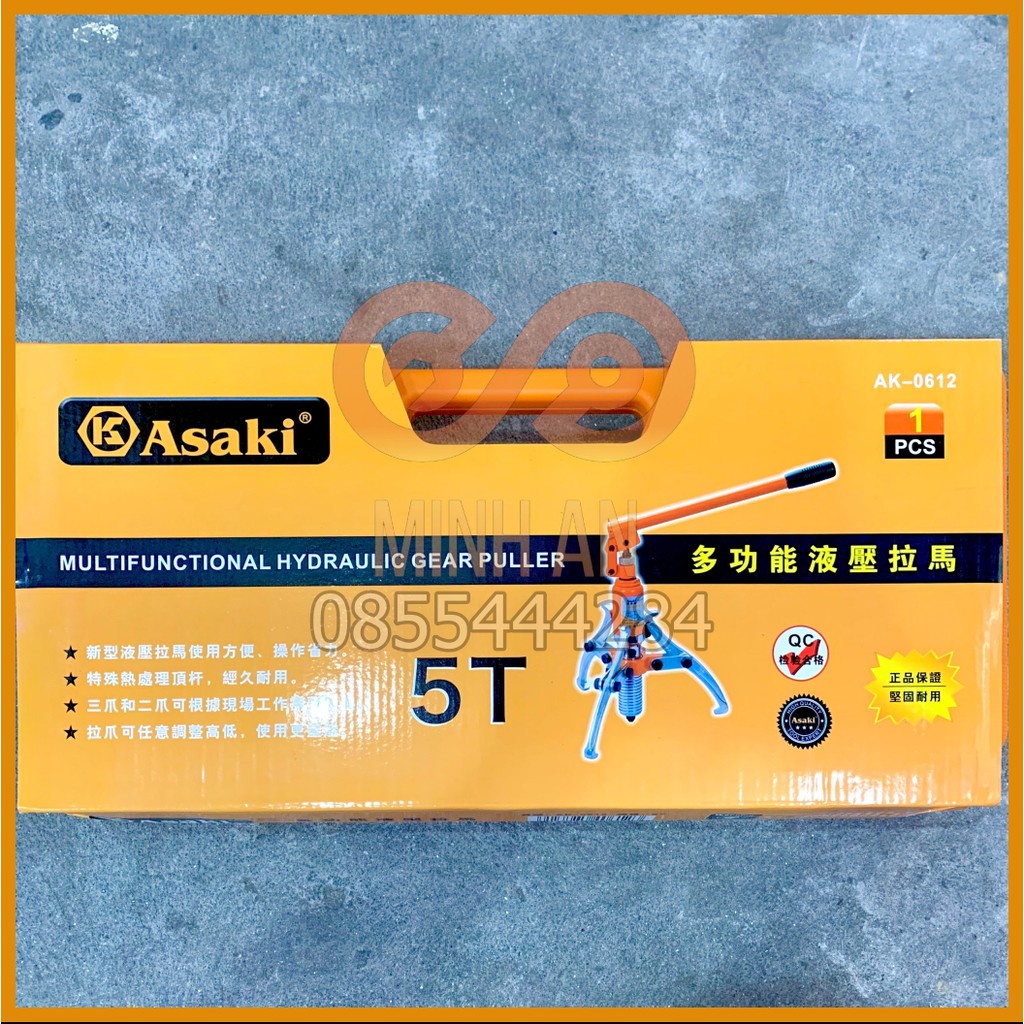Bộ cảo thủy lực Asaki AK-612 5Tấn