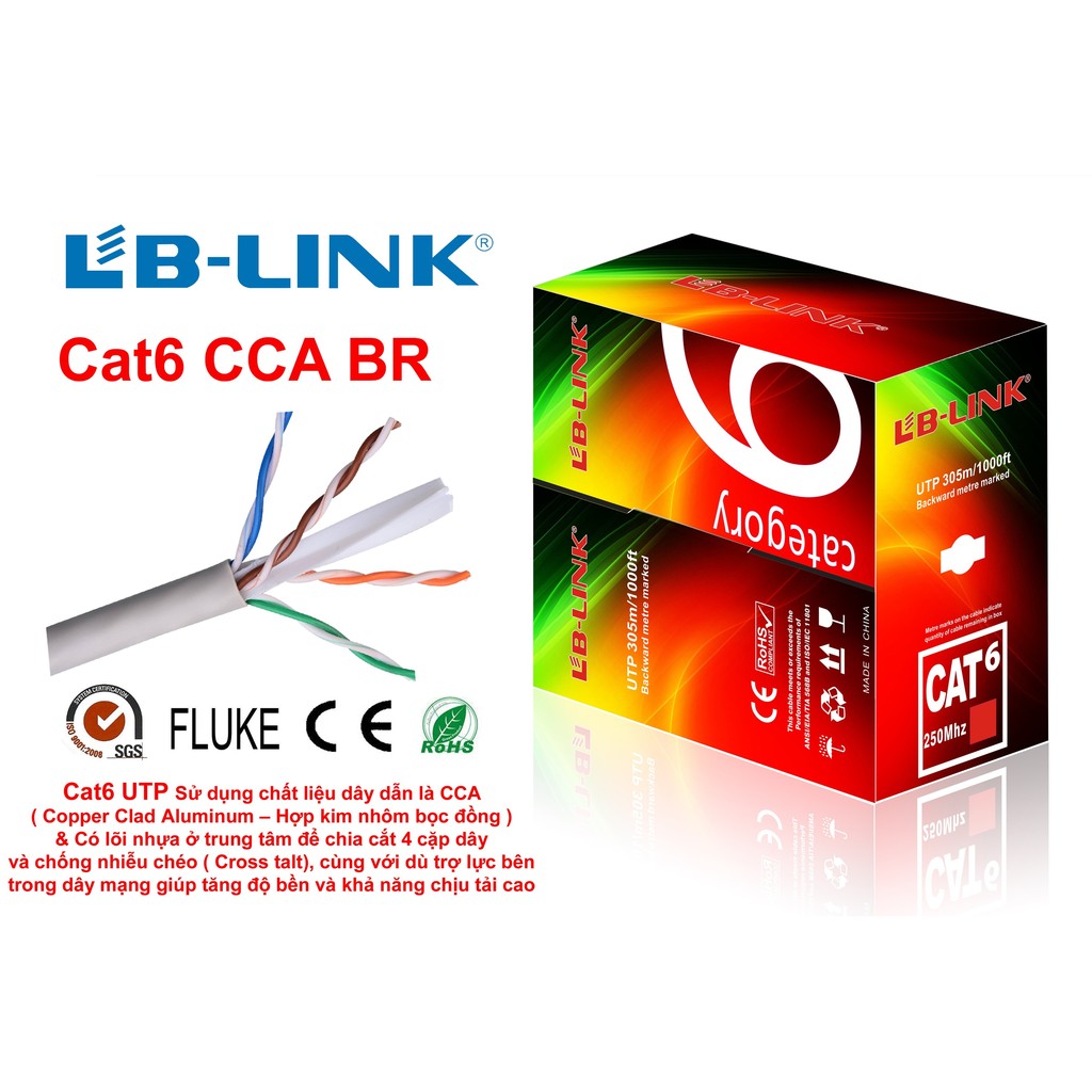 Cuộn dây cáp mạng LB-LINK Cat6 UTP