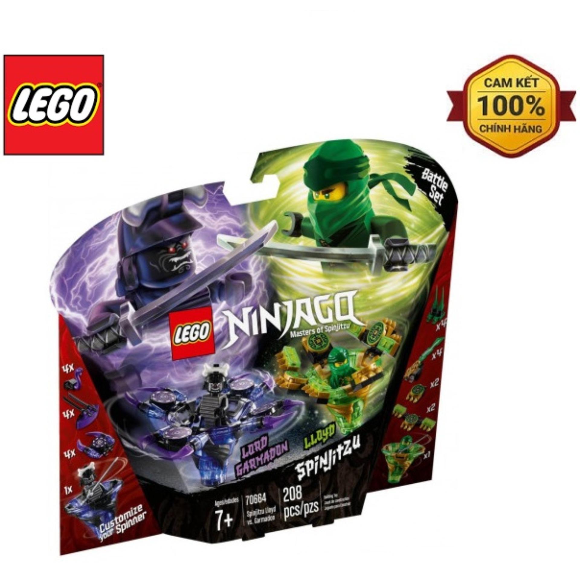LEGO Ninjago 70664 - Bông dụ lốc xoáy Lloyd và Garmadon