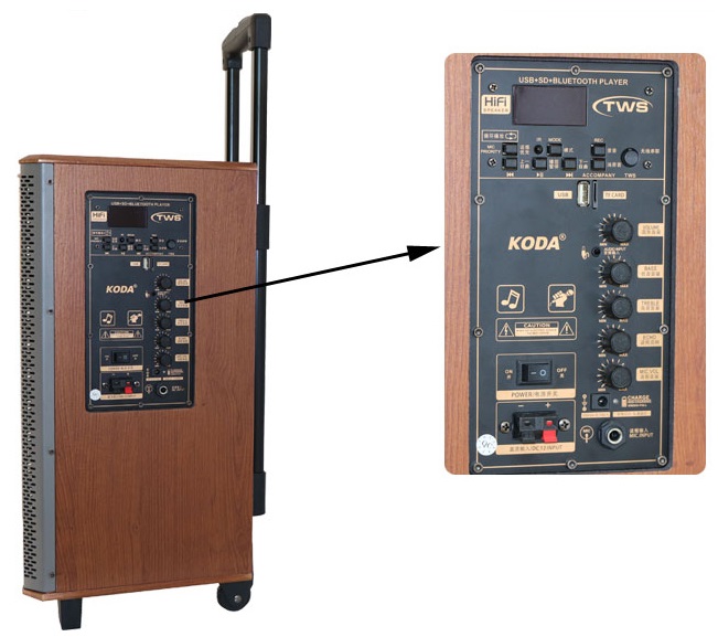 Loa kéo di động Koda KD-805