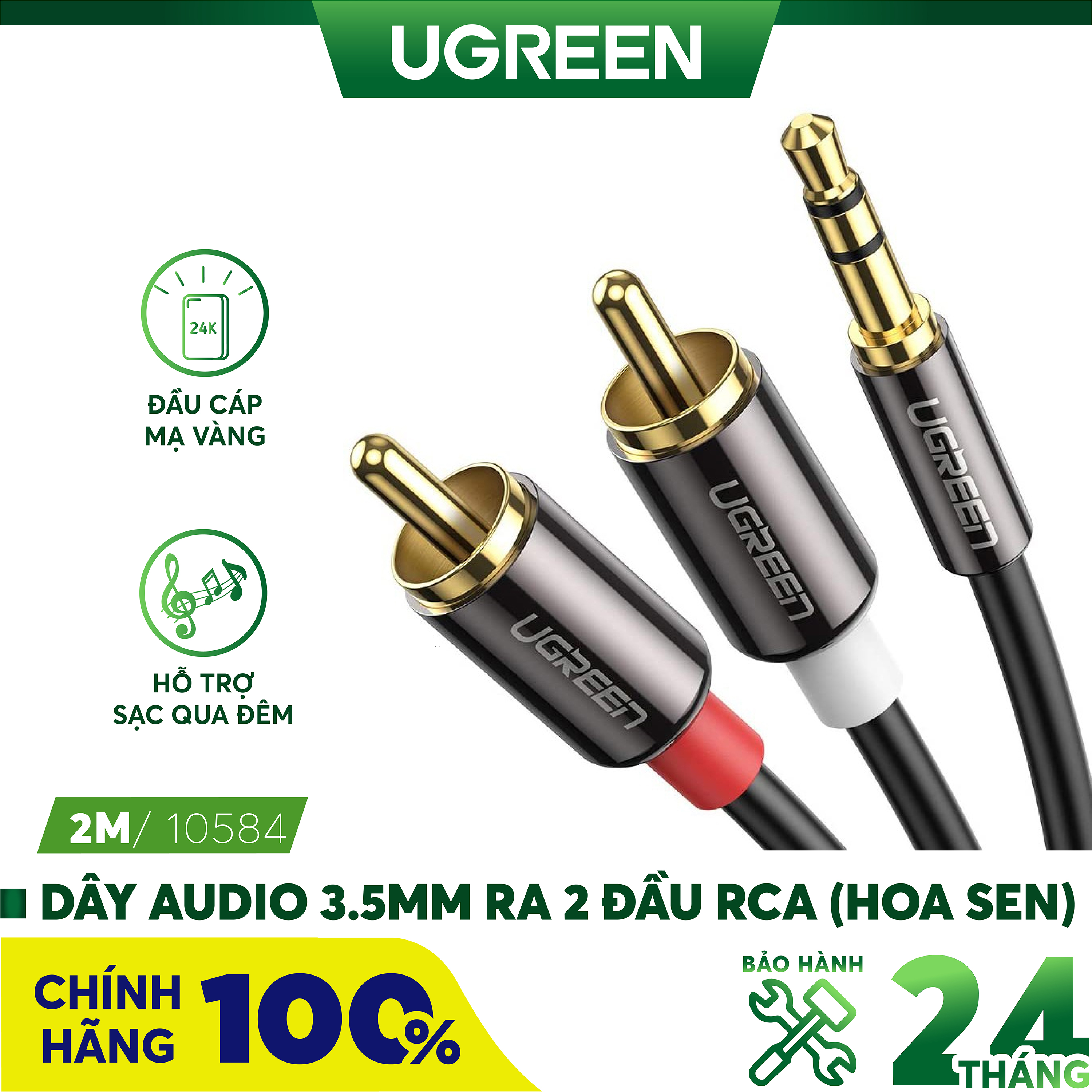 Cáp Audio 3.5 Ugreen UG-10584
