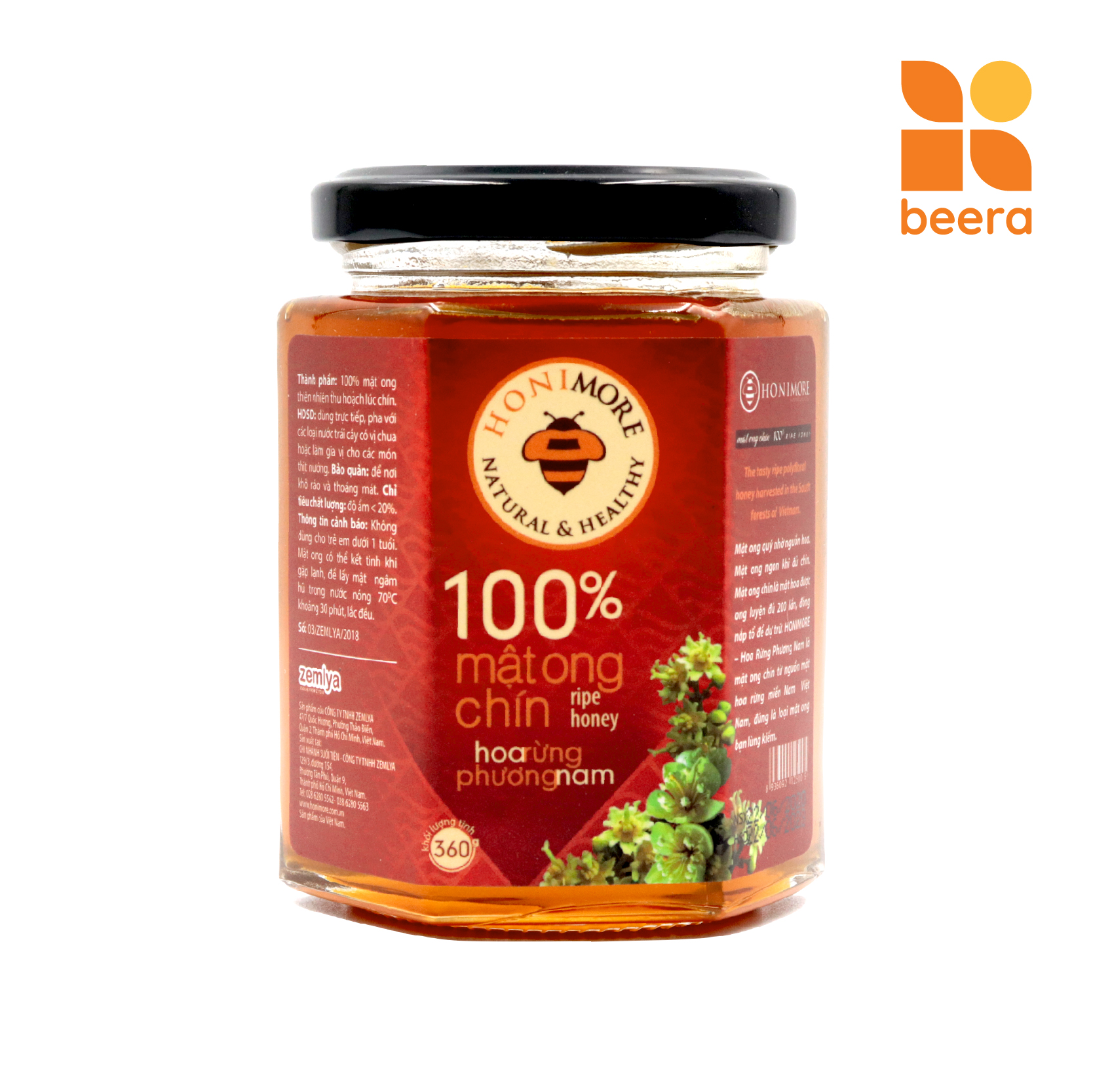 Mật ong Hoa Phương Nam 360g