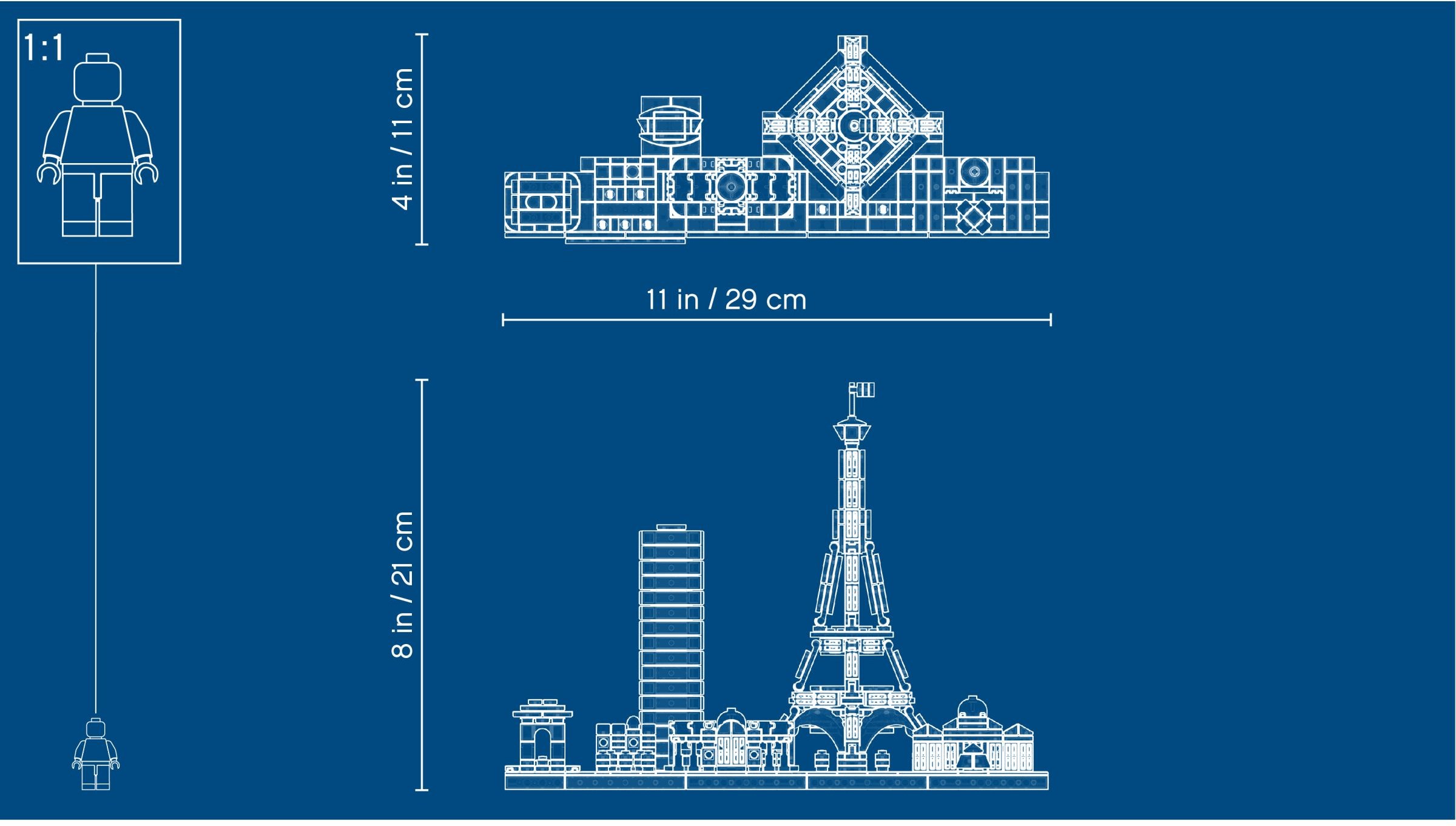 Lego Architechture 21044 Thành Phố Paris