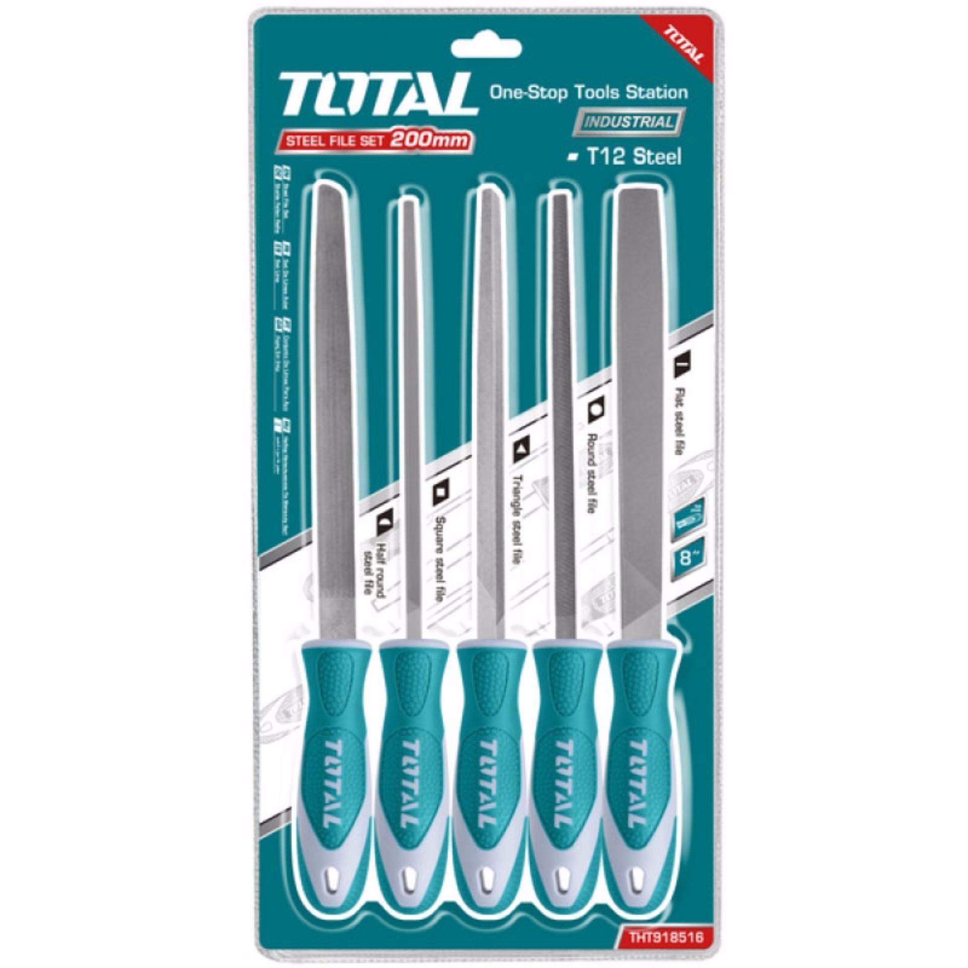Bộ giũa sắt Total THT918516 5 chi tiết