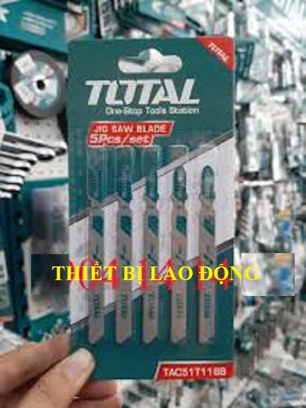 Bộ lưỡi cưa lọng kim loại Total TAC51T118B