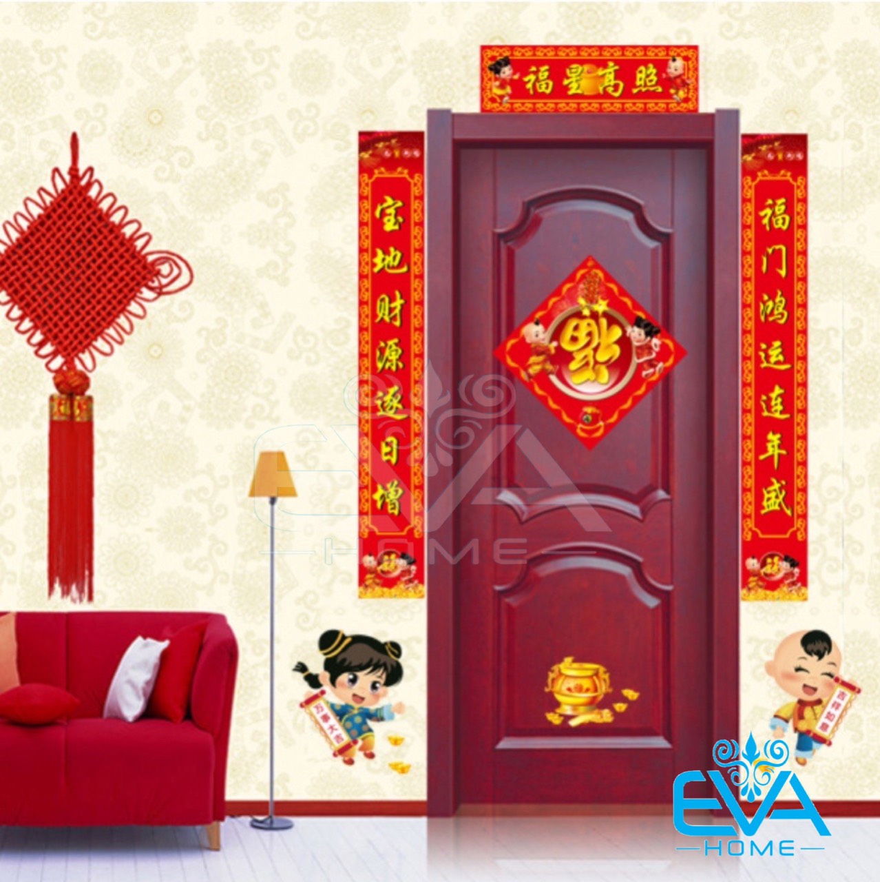 Decal Liễn Xuân