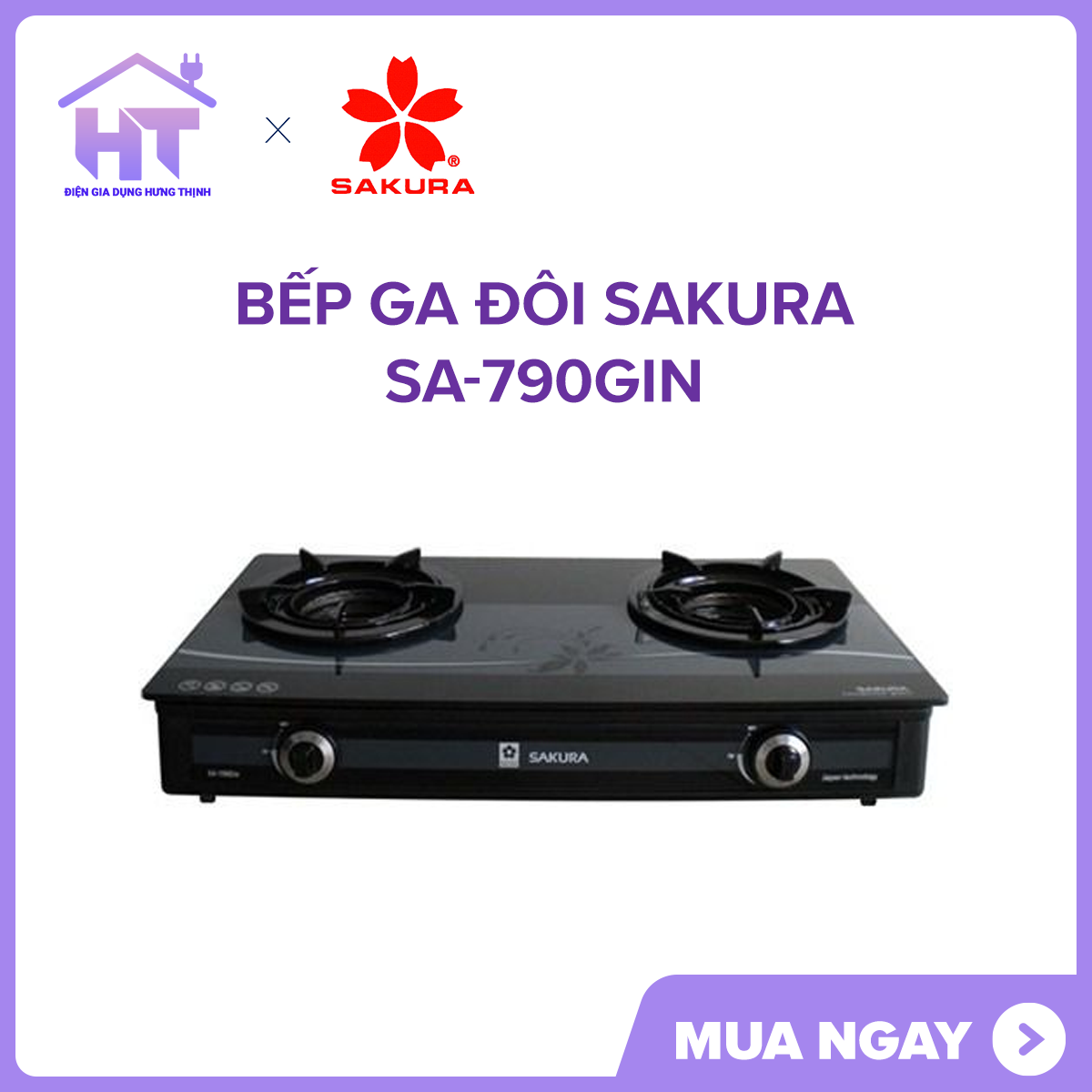 Bếp gas Sakura SA-790G