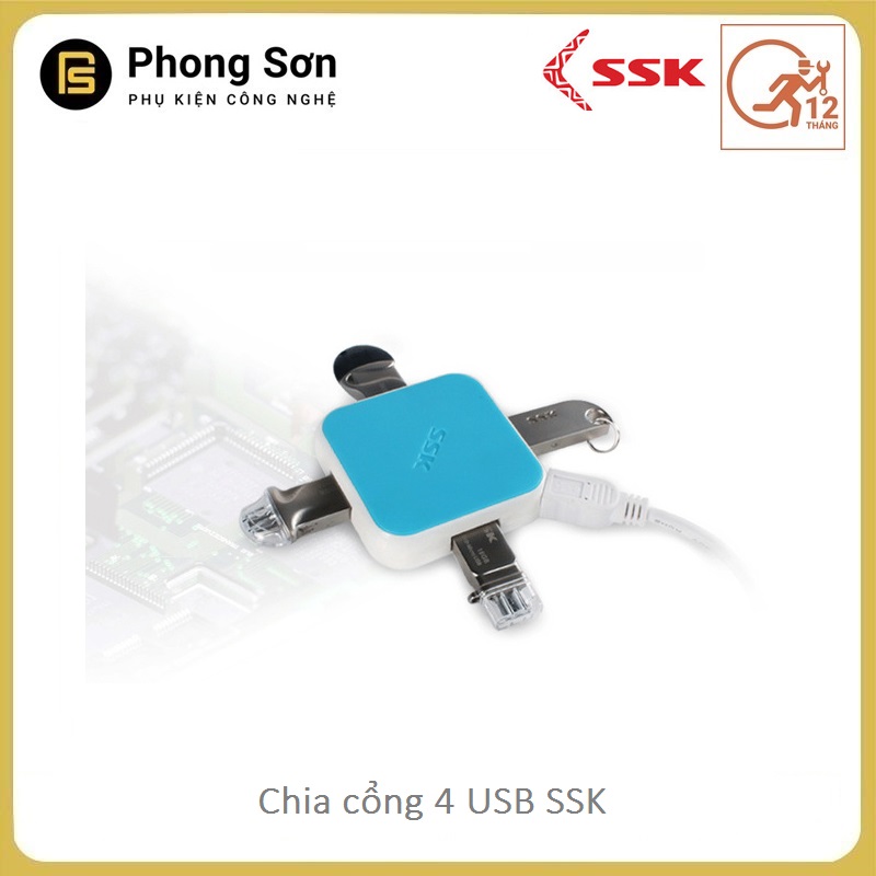 BỘ CHIA 4 CỔNG USB SSK SHU029