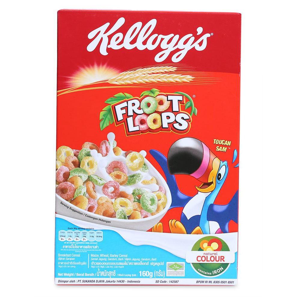 Ngũ Cốc Kellogg's Froot Loops 180G