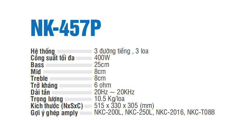 LOA NIKOCHI NK-457P