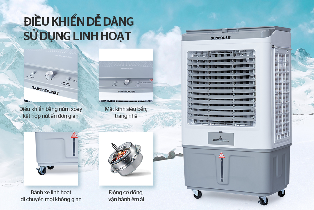 QUẠT ĐIỀU HÒA SUNHOUSE SHD7739