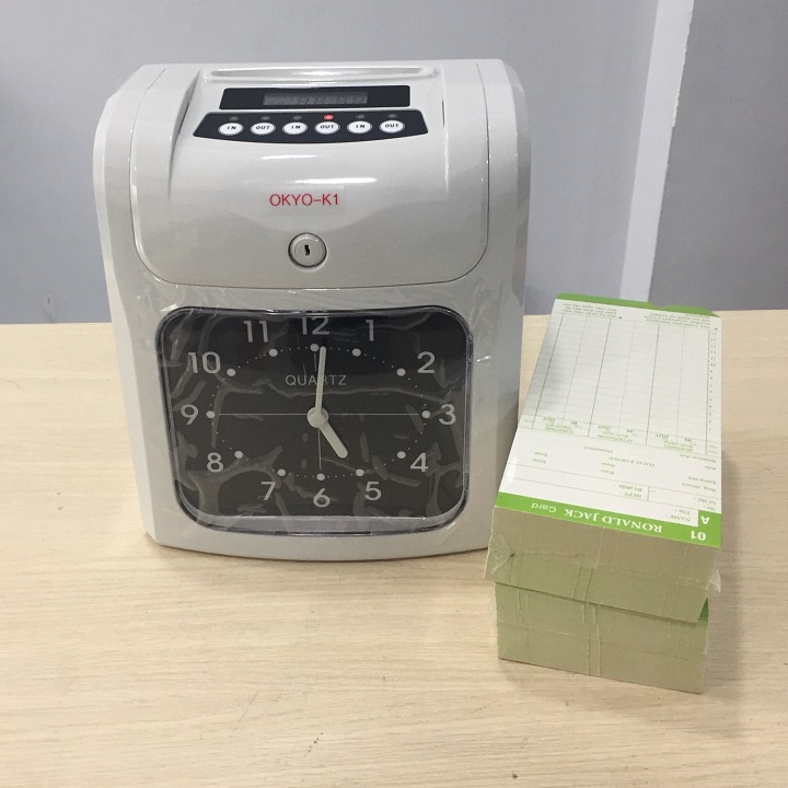 Máy Chấm Công Thẻ Giấy Okyo K1