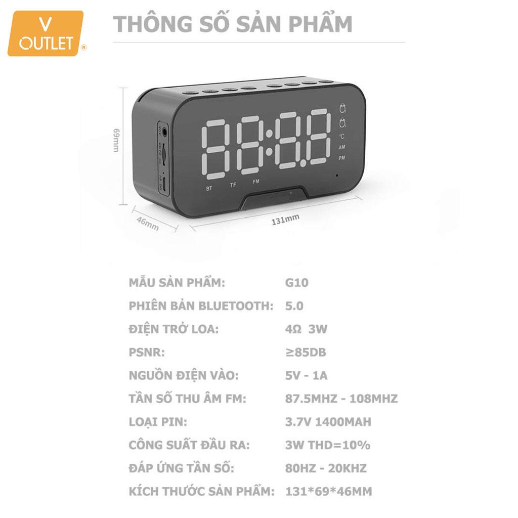 Loa bluetooth có đồng hồ led Suntek Kimiso K10