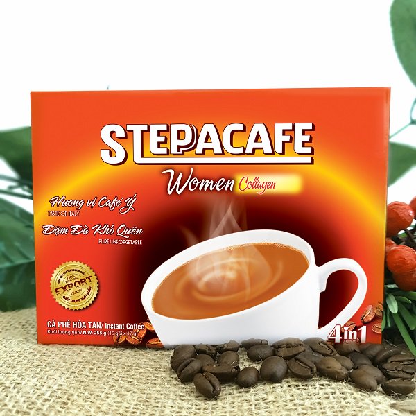Cà phê SteppaCafe Women Collagen 255g